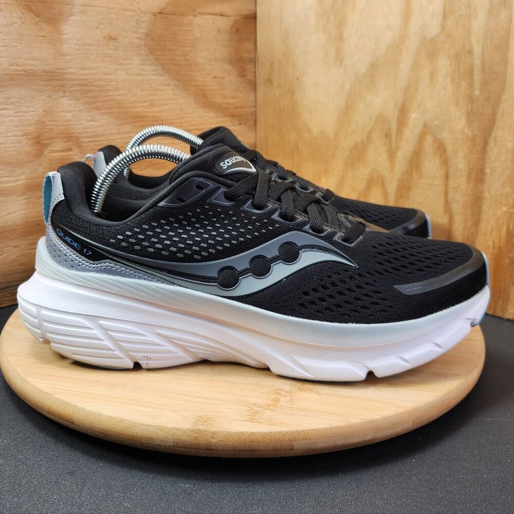 Saucony Black and White Athletic Running Shoes
